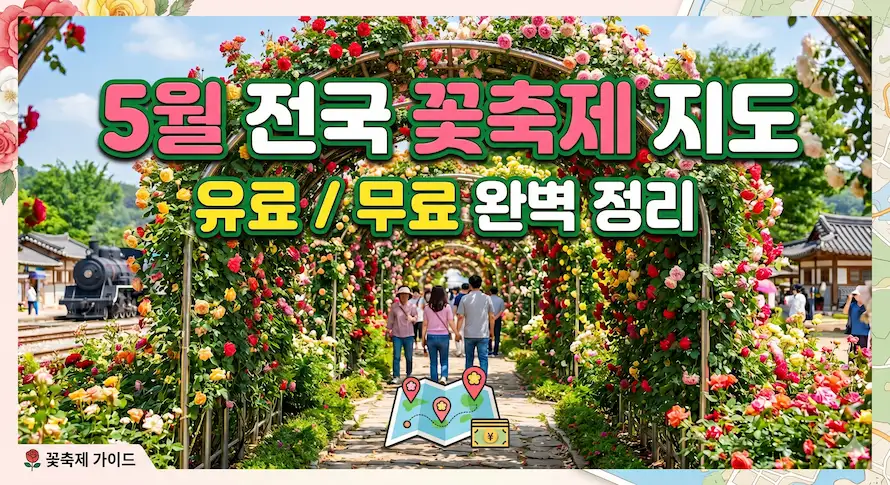 5월 전국 꽃축제 지도 가이드