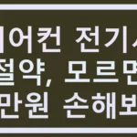 에어컨 전기세 절약, 모르면 10만원 손해봐요 에어컨 전기세 절약, 모르면 10만원 손해봐요
