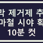 유막 제거제 추천: 장마철 시야 확보 10분 컷
